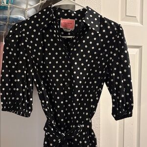 kate spade Black and White Polka Dot Dress